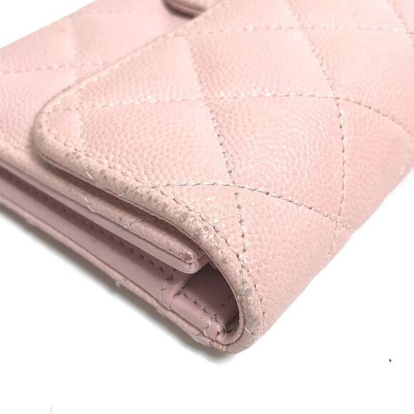 Chanel Matelassé Pink Leather Wallet  (Pre-Owned) - Picture 4 of 15